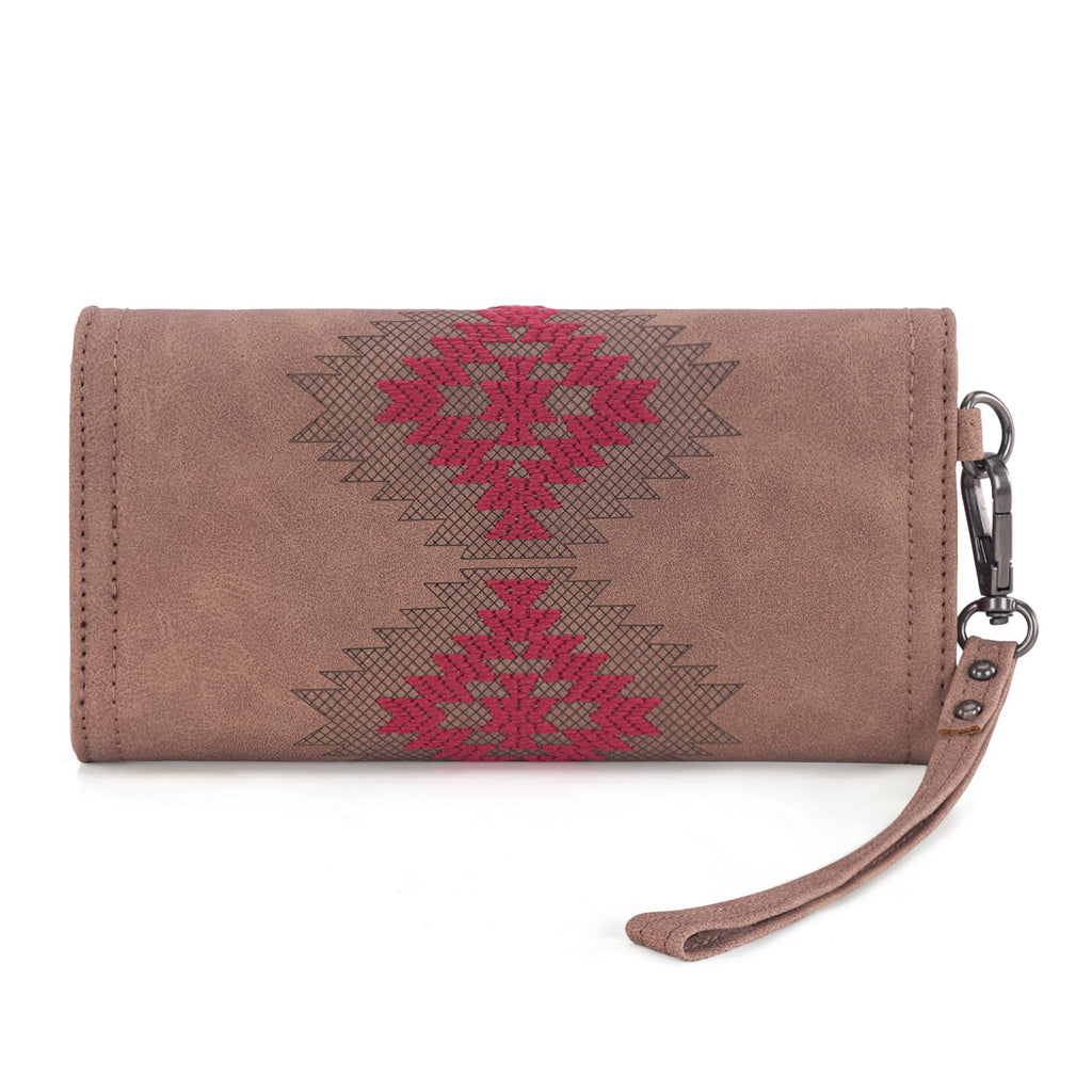 Wrangler Wristlet Western Wallet Women Cow Wallets for Cards Coins Cash