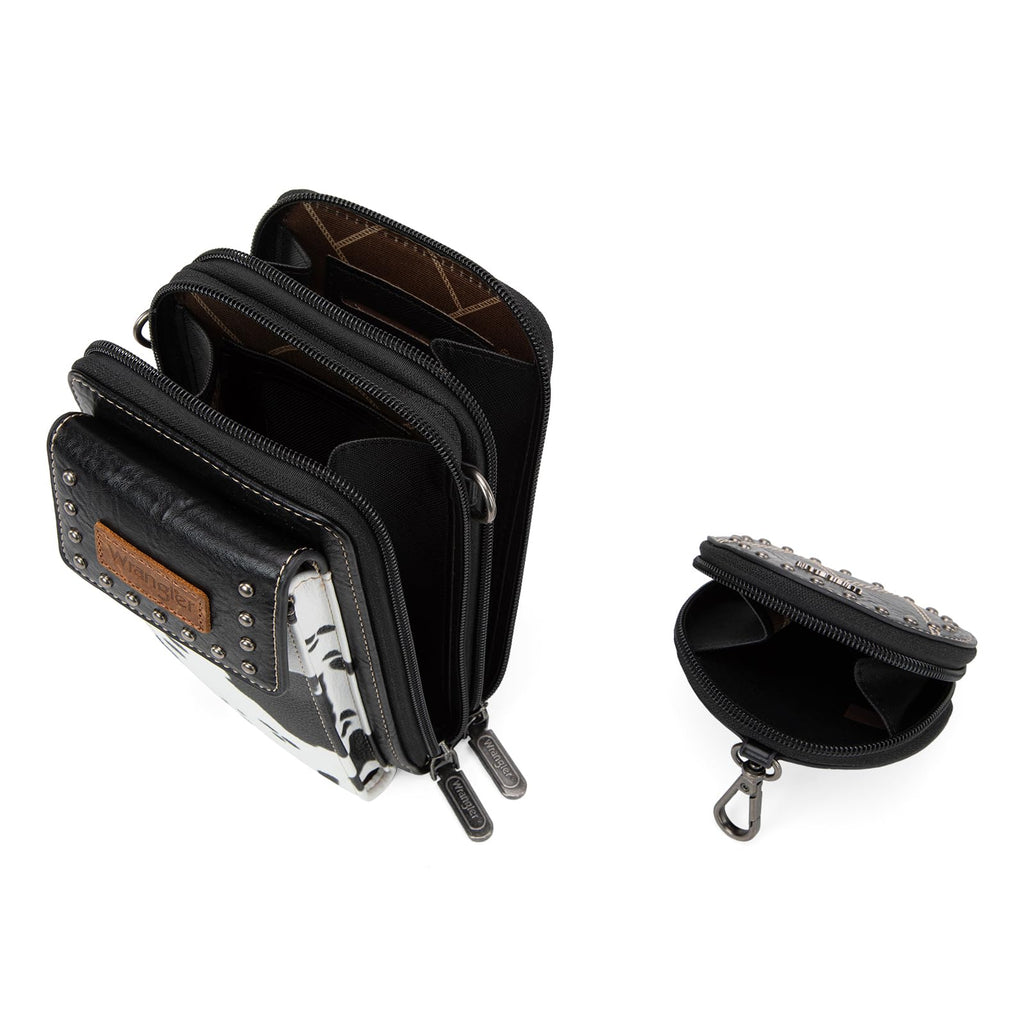Wrangler 3Pcs Doctor Bag Sets for Women Top-handle Satchel Bag with Cell Phone Handbag and Coin Purse