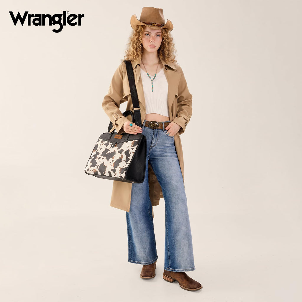 Wrangler Laptop Tote Bag for Women Fits 15.6 In Laptop for Travel and Work