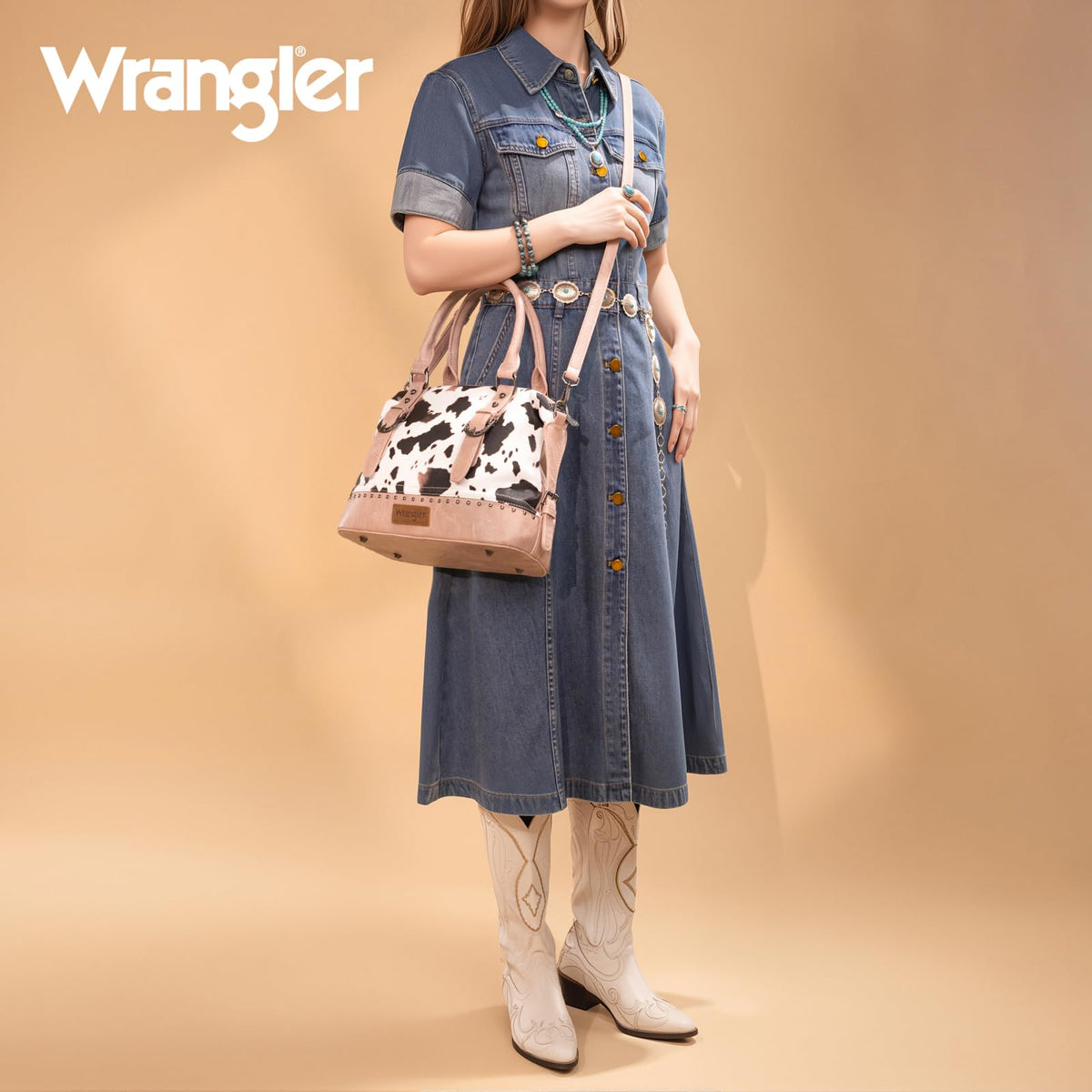 Wrangler Doctor Bag Top Handle Purse Hobo Shoulder Barrel Satchel Handbags for Women