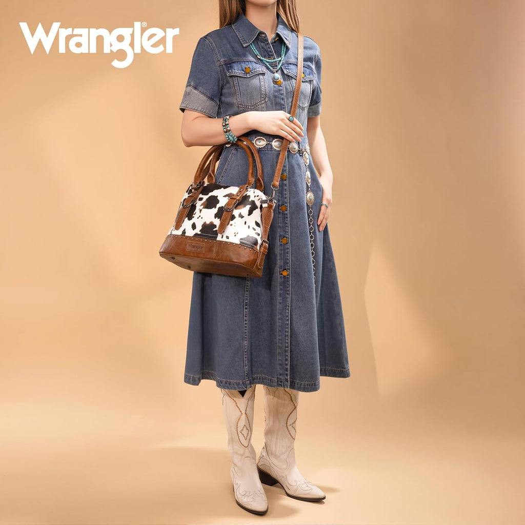 Wrangler Doctor Bag Top Handle Purse Hobo Shoulder Barrel Satchel Handbags for Women