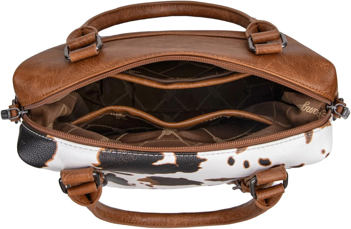 Wrangler Doctor Bag Top Handle Purse Hobo Shoulder Barrel Satchel Handbags for Women