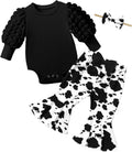 • NAPU Cozy Fall/Winter 3-Piece Outfit for Baby Girls