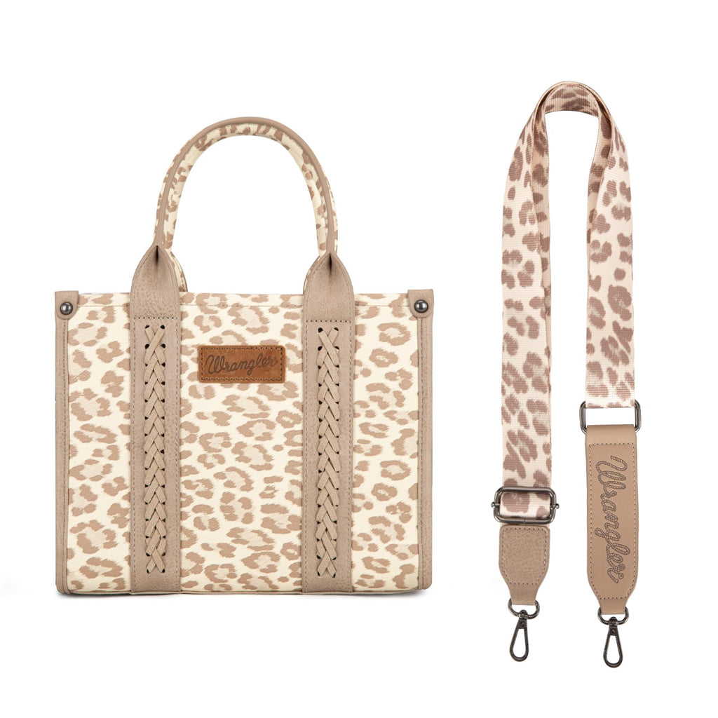 Wrangler Cow Print Tote Bag for Women Western Purse Boho Top Handle Satchel Handbag with Signature Strap