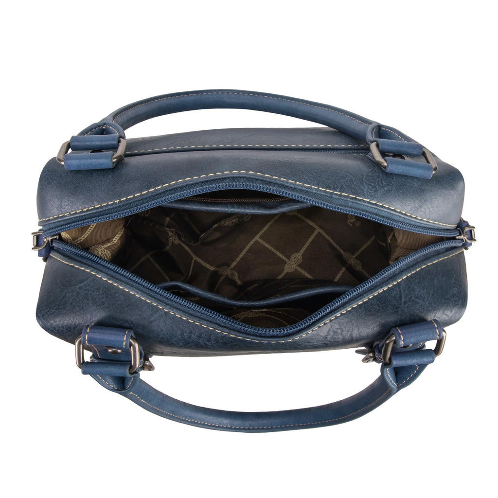 Wrangler 3Pcs Doctor Bag Sets for Women Top-handle Satchel Bag with Cell Phone Handbag and Coin Purse