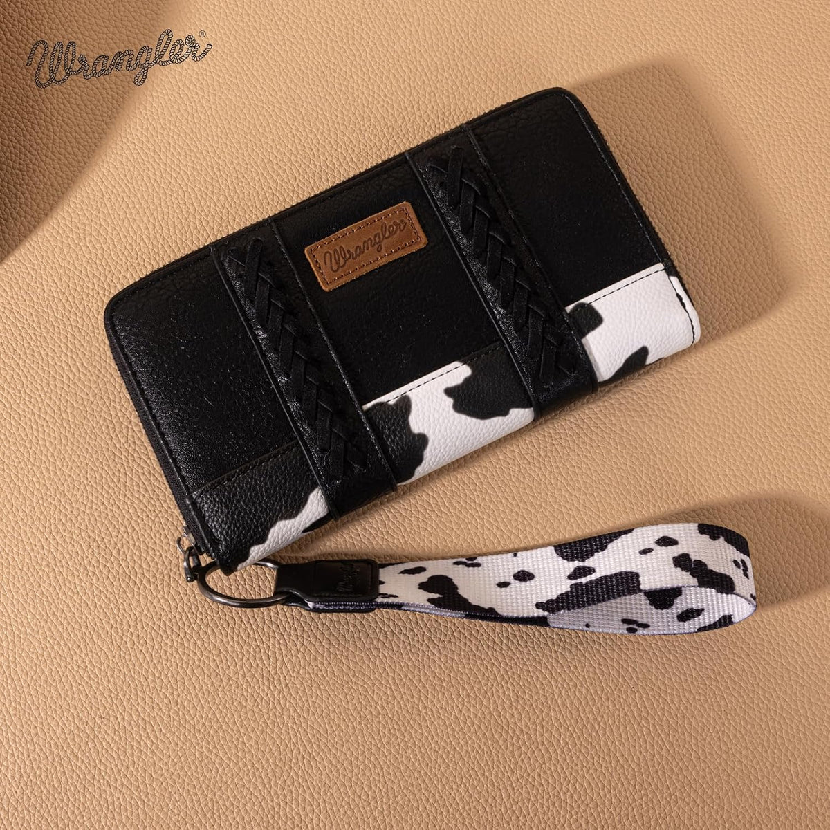 Wrangler Wristlet Western Wallet Women Cow Wallets for Cards Coins Cash