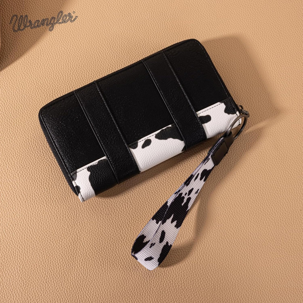 Wrangler Wristlet Western Wallet Women Cow Wallets for Cards Coins Cash