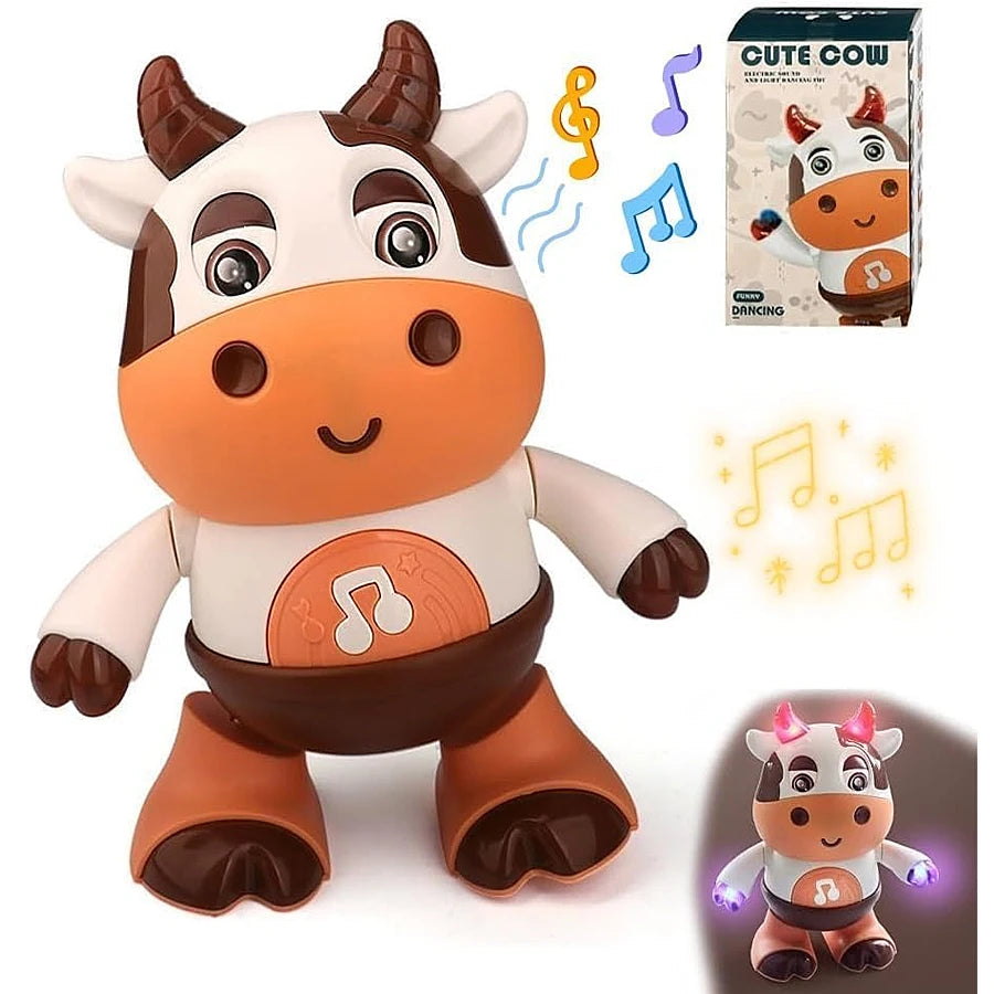 Interactive Dancing Baby Cow – Musical Electric Plush Toy