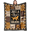Highland Cow & Brown Floral Cozy Flannel Blanket | Farmhouse Throw
