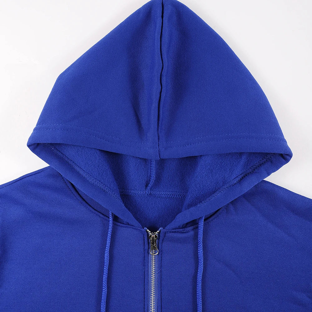 "Just A Little Moody" Zip-Up Hoodie