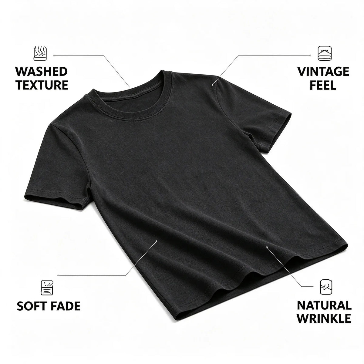 Highland Cow Sunflower T-Shirt - Loose Fit Cotton Tee