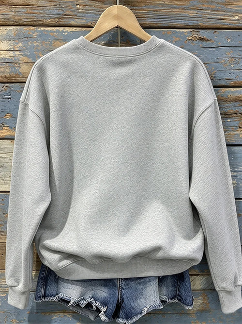 "Not Today" Highland Cow Sweatshirt - Cozy Crewneck Pullover