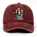 Cute Cow Print Casual Baseball Cap – Unisex Western Sun Hat & Duckbill Cap