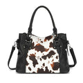 The Ultimate Cow Print Tote & Handbag Combination Set