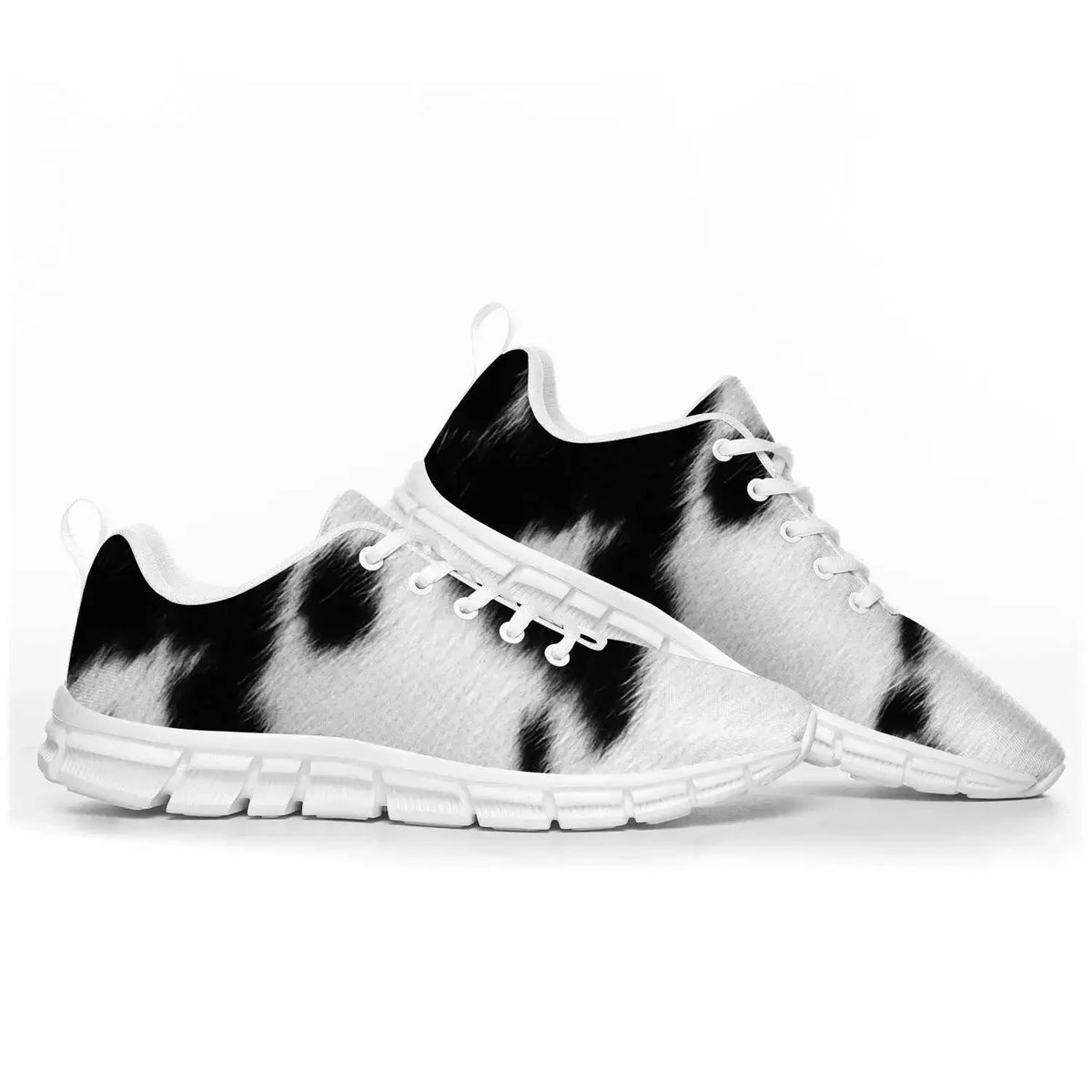 Cow Print 3D Sports Sneakers